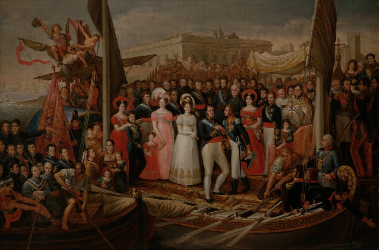 José Aparicio - Landing of Ferdinand VII in El Puerto de Santa María