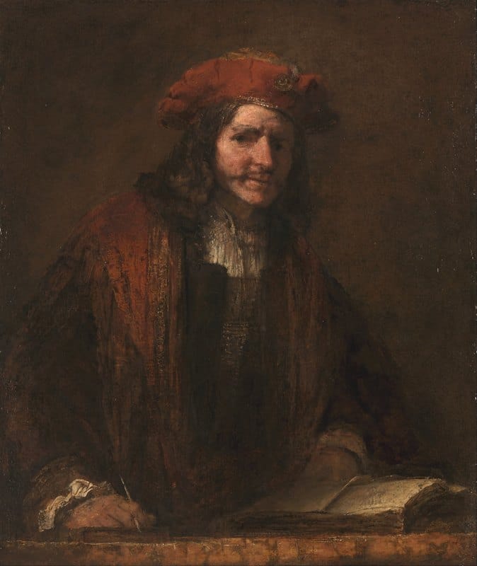 School of Rembrandt   - The Man with the Red Cap