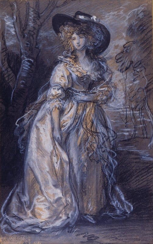 Thomas Gainsborough - Study of a Lady