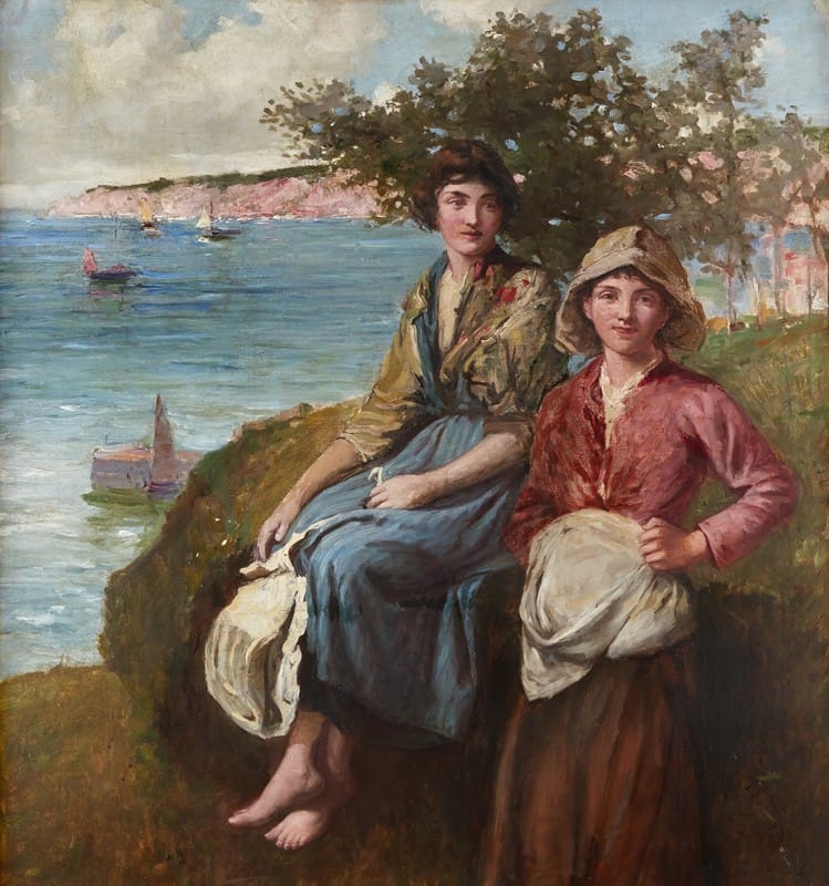 Frederick Morgan - On the Cliffs