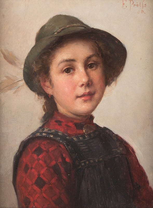 Friedrich Anton Prölss - Young Girl
