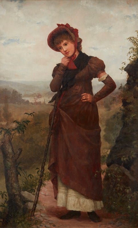 Jennie Augusta Brownscombe - A Walk through the Country