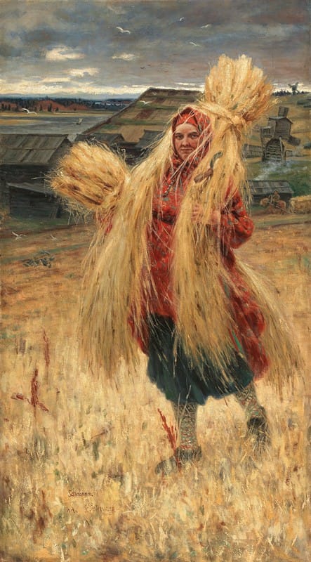 Nikolai Avenirovich Shabunin - After the Hay Harvest