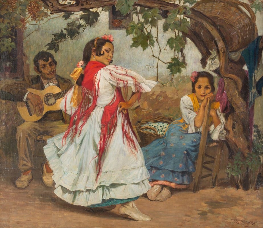 Otto Boyer - Dancing Spanish folk
