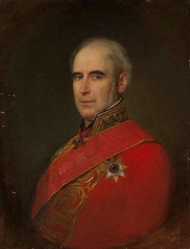 Aleksander Stankiewicz - Portrait of Romuald Hube, senator