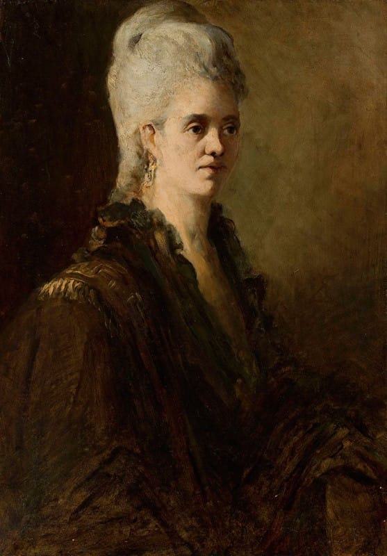 Franciszek Żmurko - Portrait of a woman – Mrs. Zarewicz