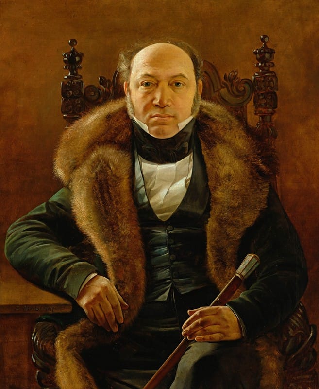 Jan Chrucki - Portrait of Mikołaj Malinowski (1799–1865)