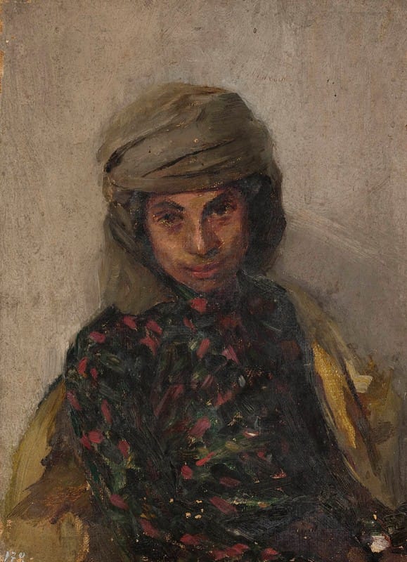Jan Ciągliński - Portrait of a Jewess. From the journey to Crimea