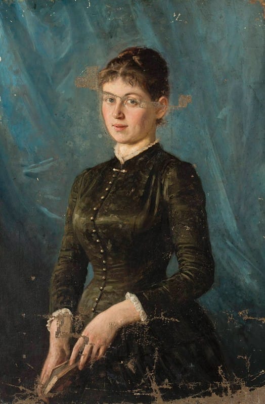 Jan Ciągliński - Portrait of a young lady