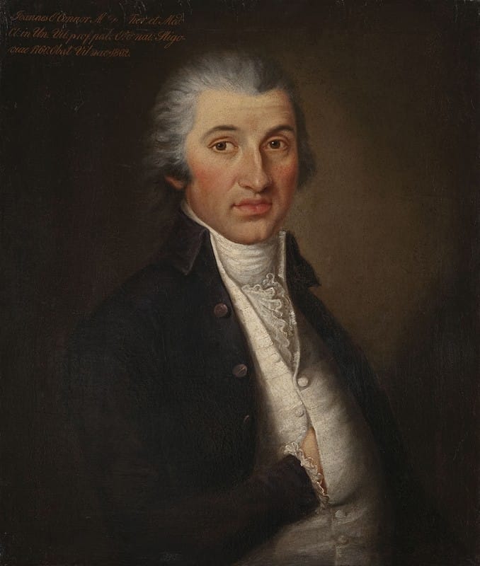 Jan Krzysztof Damel - Portrait of John O’Connor (1760-1802), professor at the University of Vilnius