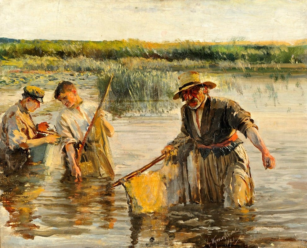Leon Wyczółkowski - Fishermen