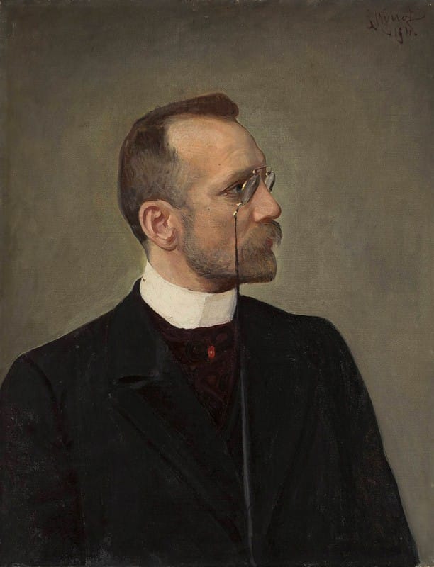 Leon Wyczółkowski - Portrait of Mikołaj Brzeski