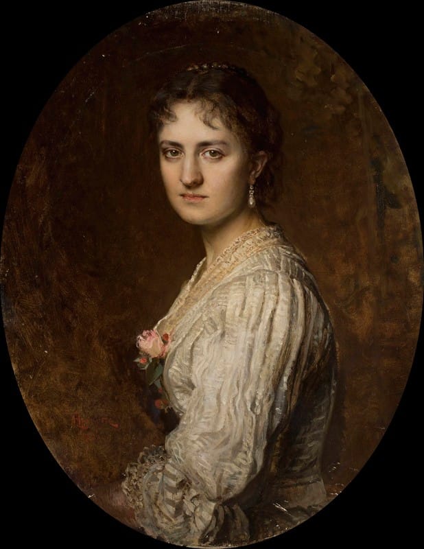 Leopold Horowitz - Portrait of Anna Branicka