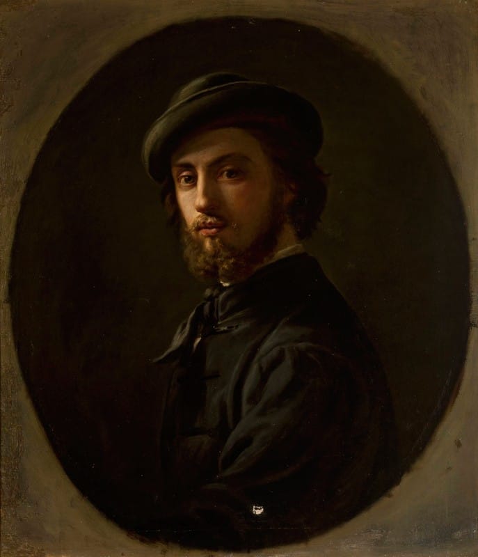 Leopold Horowitz - Self-portrait as a young man