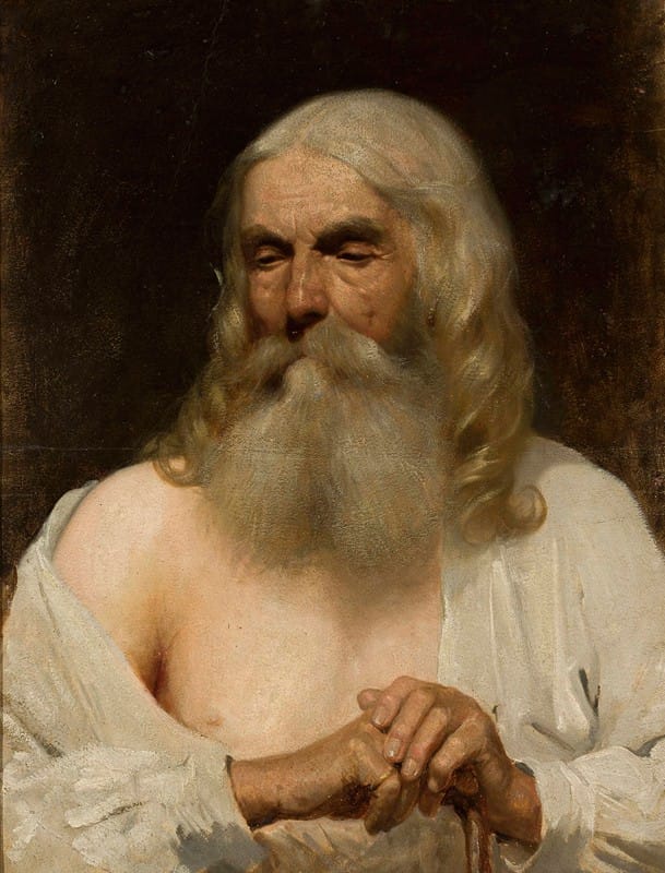 Maksymilian Gierymski - Bust of an old man