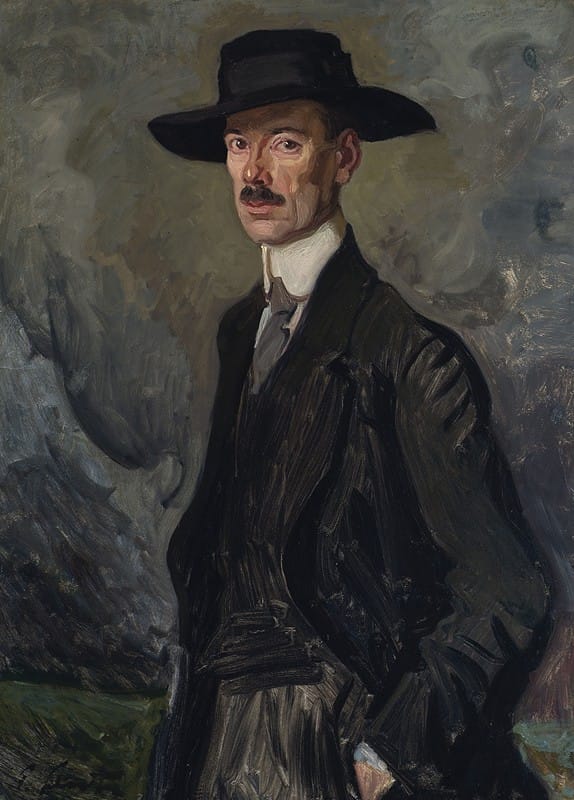 Stanisław Lentz - Portrait of Bronisław Kowalewski, painter