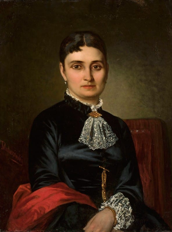 Tytus Maleszewski - Portrait of Apolonia Anaszkowska