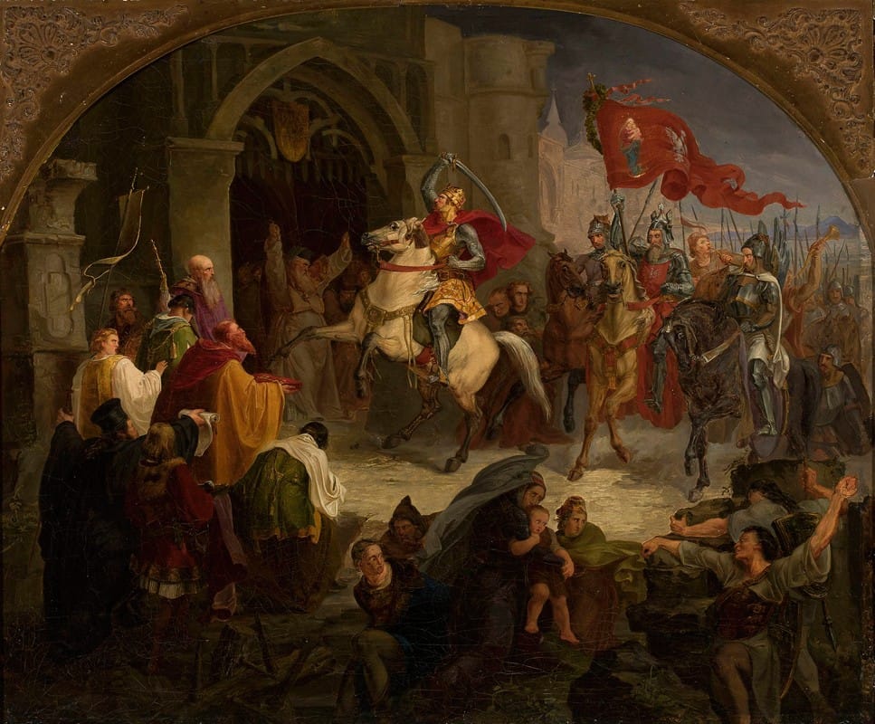 Wincenty Smokowski - Entry of Bolesław the Brave into Kiev