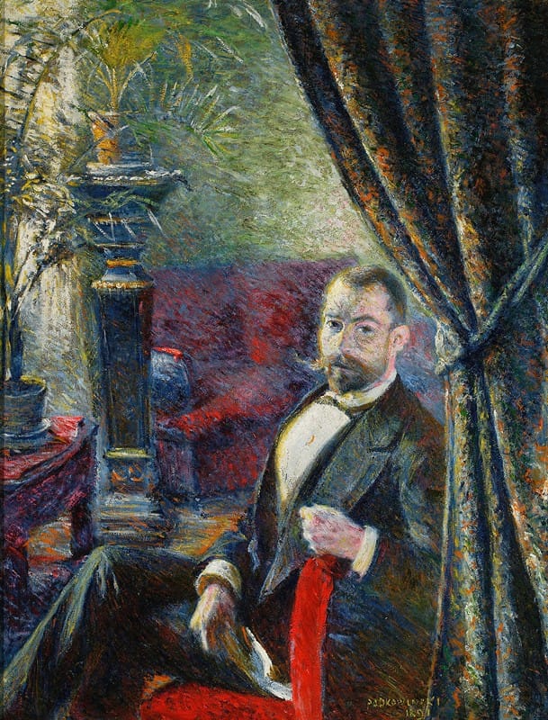 Władysław Podkowiński - Portrait of a man