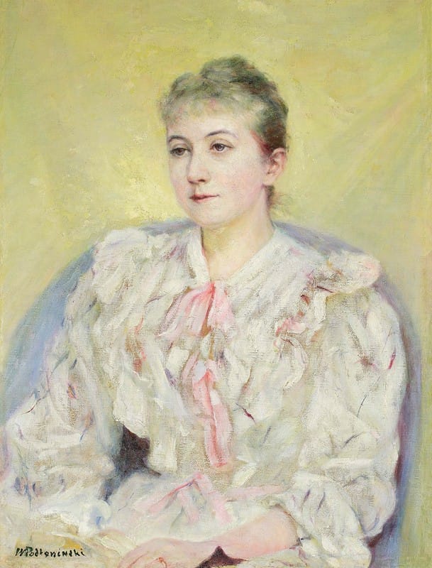 Władysław Podkowiński - Portrait of a woman