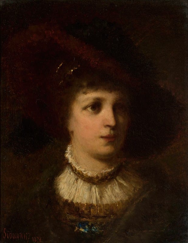 Zygmunt Sidorowicz - Portrait of a woman