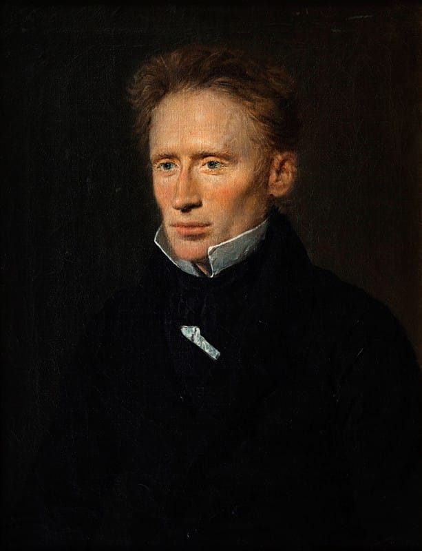 C.A. Jensen - Portrait of Johannes Dam Hage (1800-1837), editor of ‘Fædrelandet’ (The Fatherland)