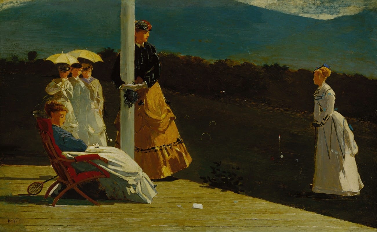 Winslow Homer - Croquet Match