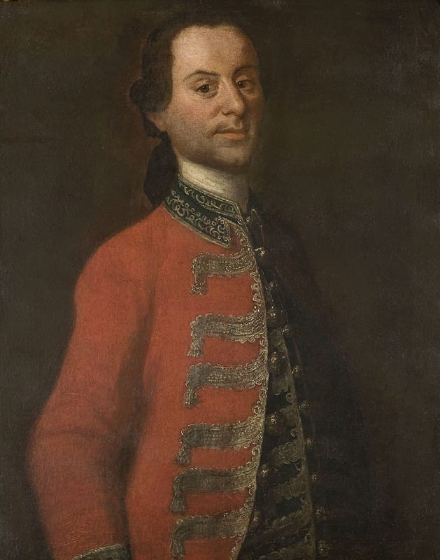 Anonymous - Portrait of Franciszek Botty, captain of Pidhirtsi