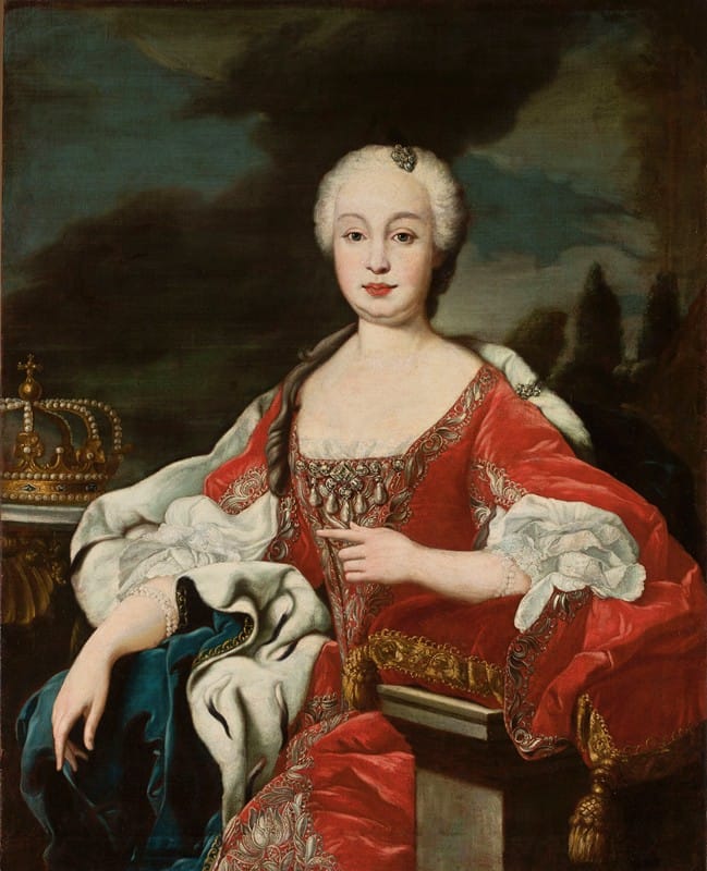 Anonymous - Portrait of María Bárbara de Braganza, queen of Spain (1711–1758)
