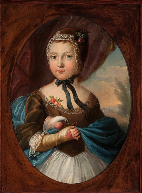 Józef Wall - Portrait of Anna Bogusławska née Linowska (1734–1762)