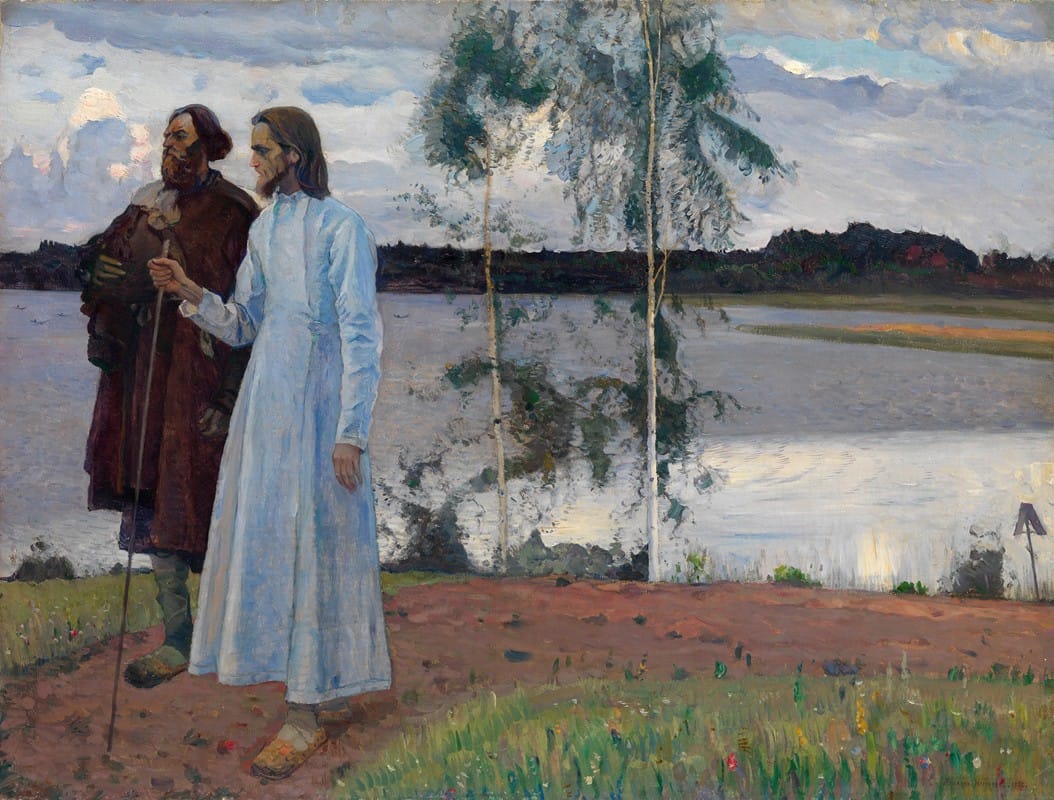 Mikhail Nesterov - Wayfarers. Beyond the Volga