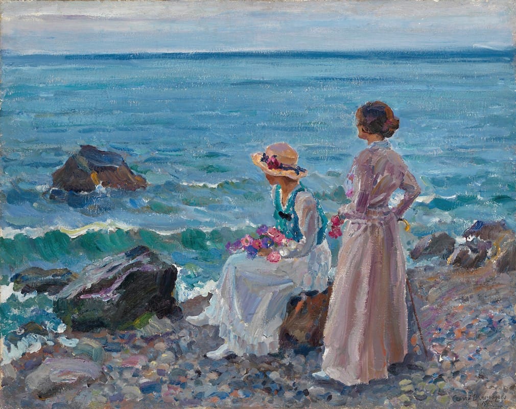 Sergei Arsenevich Vinogradov - Women by the Sea