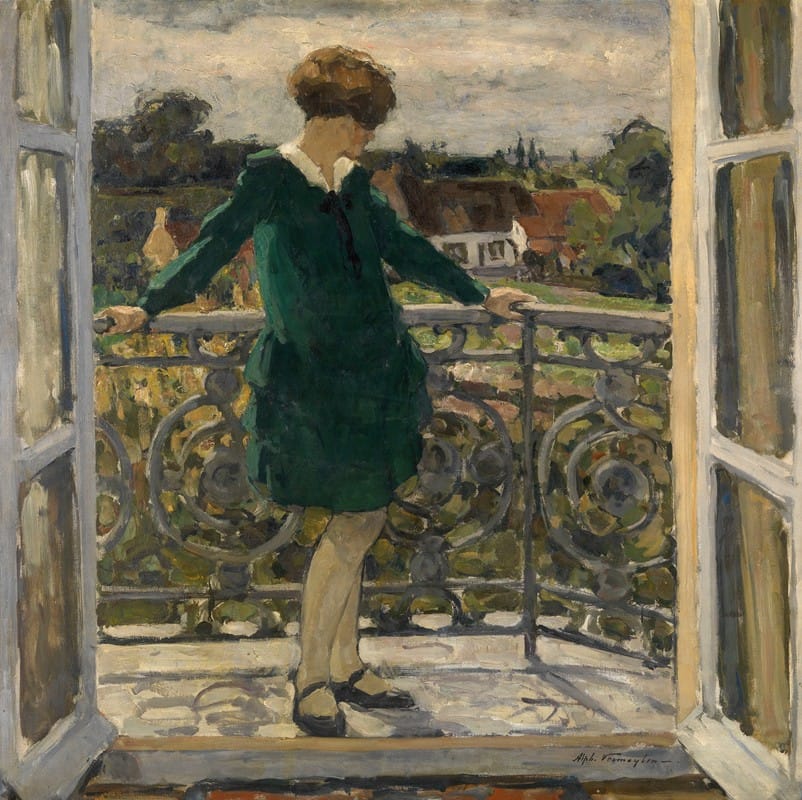 Alfons Vermeylen - On the Balcony