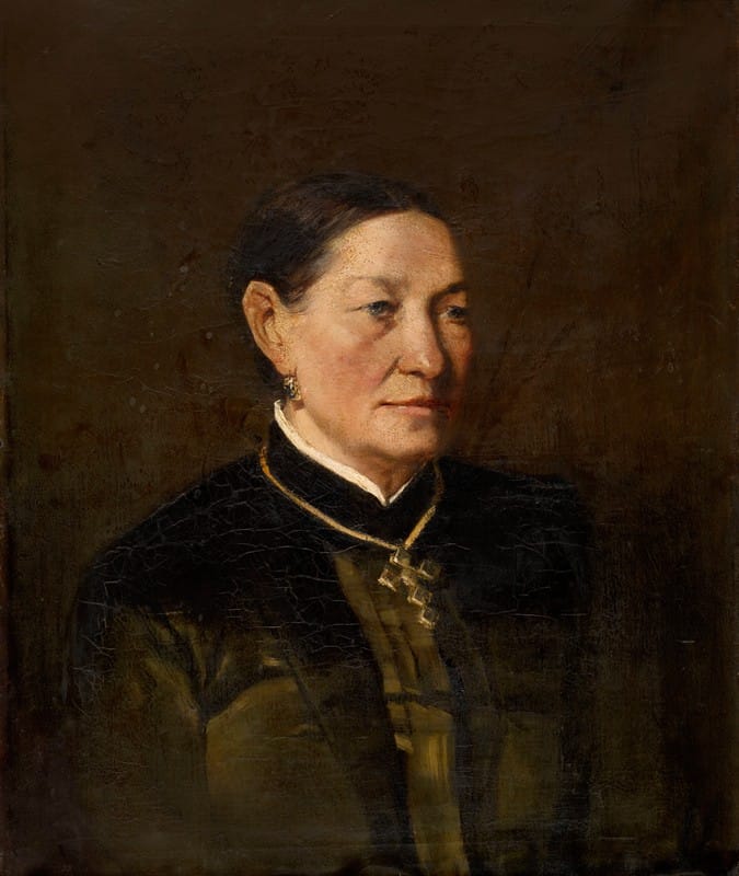 Charles François Felu - Portrait of a Woman