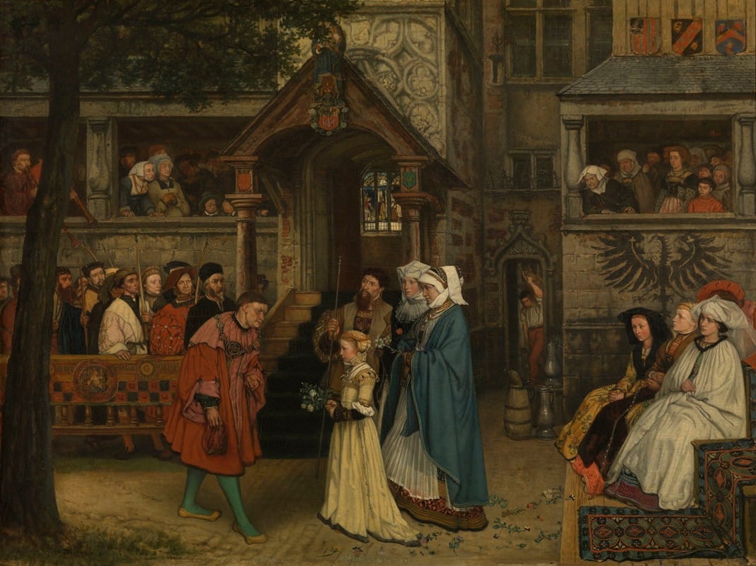 Jan August Hendrik Leys - The Guild of the Archers Welcomes Margaret of Austria