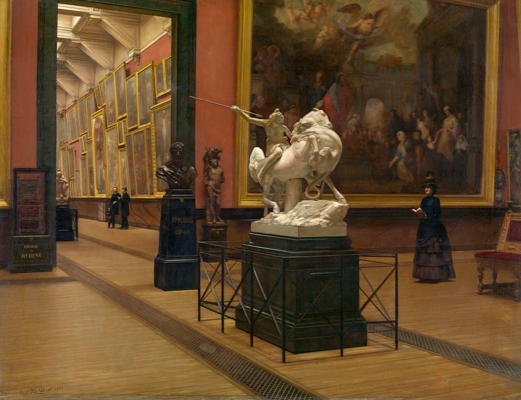 Henri Van Dyck - Interior of the Academy Museum