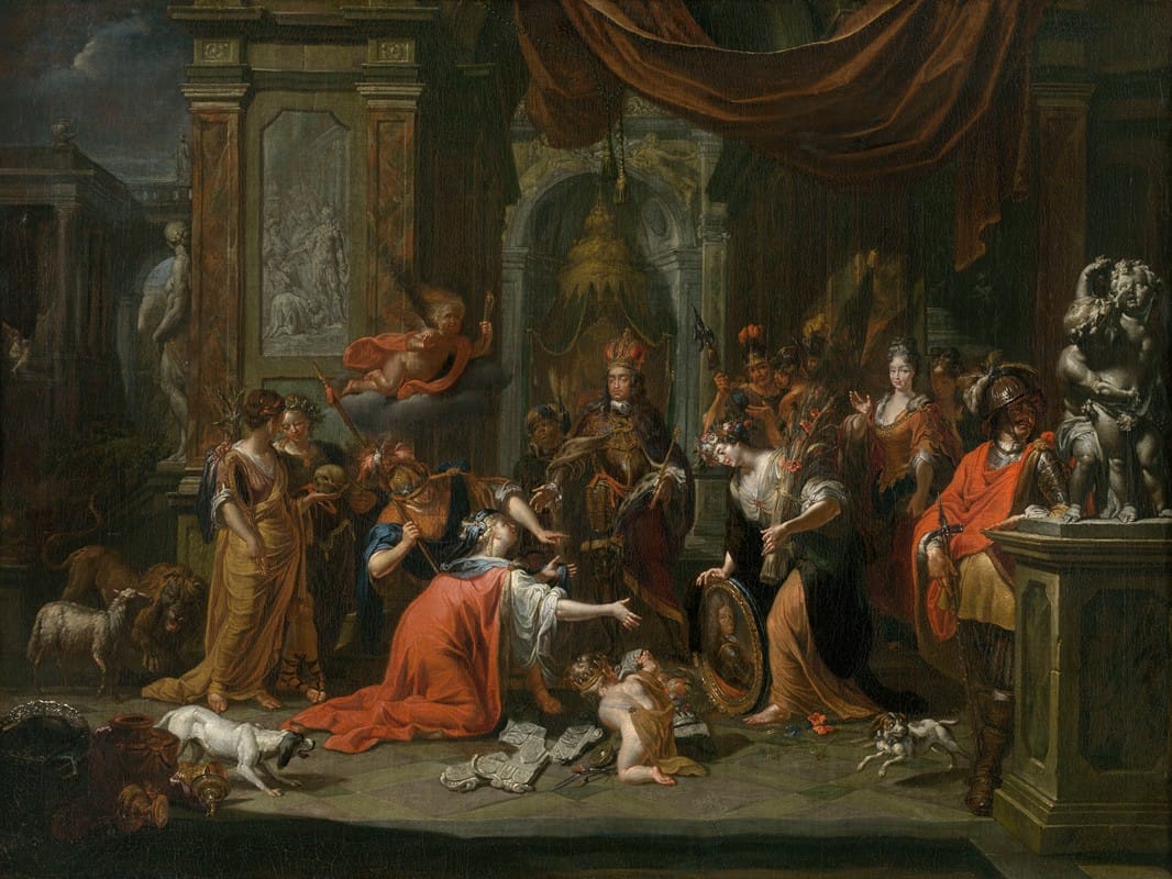 Jacques Ignatius de Roore - The City of Antwerp Honours the Austrian Dynasty