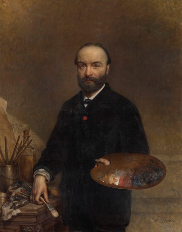 Joseph Delin - The Painter Charles Verlat