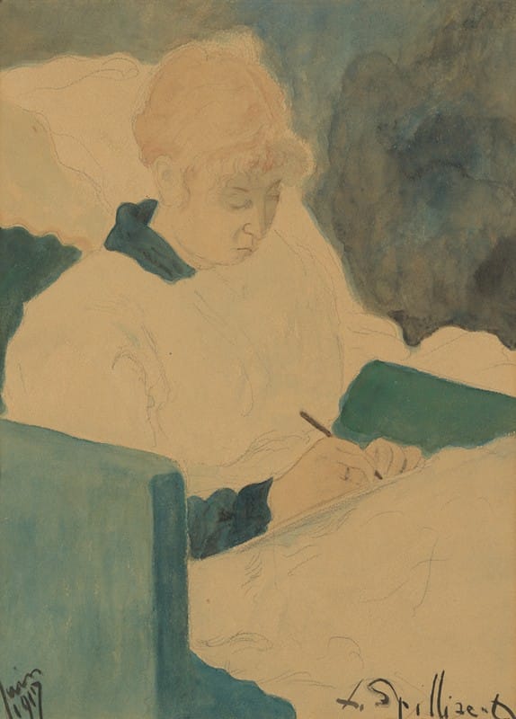 Léon Spilliaert - De briefschrijfster