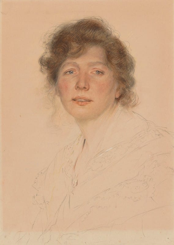 Lucien Wollès - Portrait of a Woman