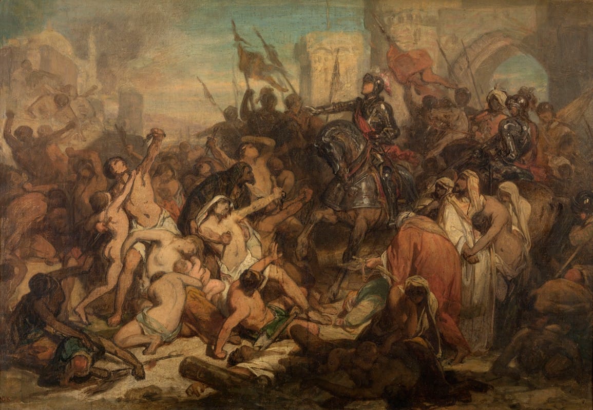 Nicaise De Keyser - Charles V Frees the Slaves in Tunis