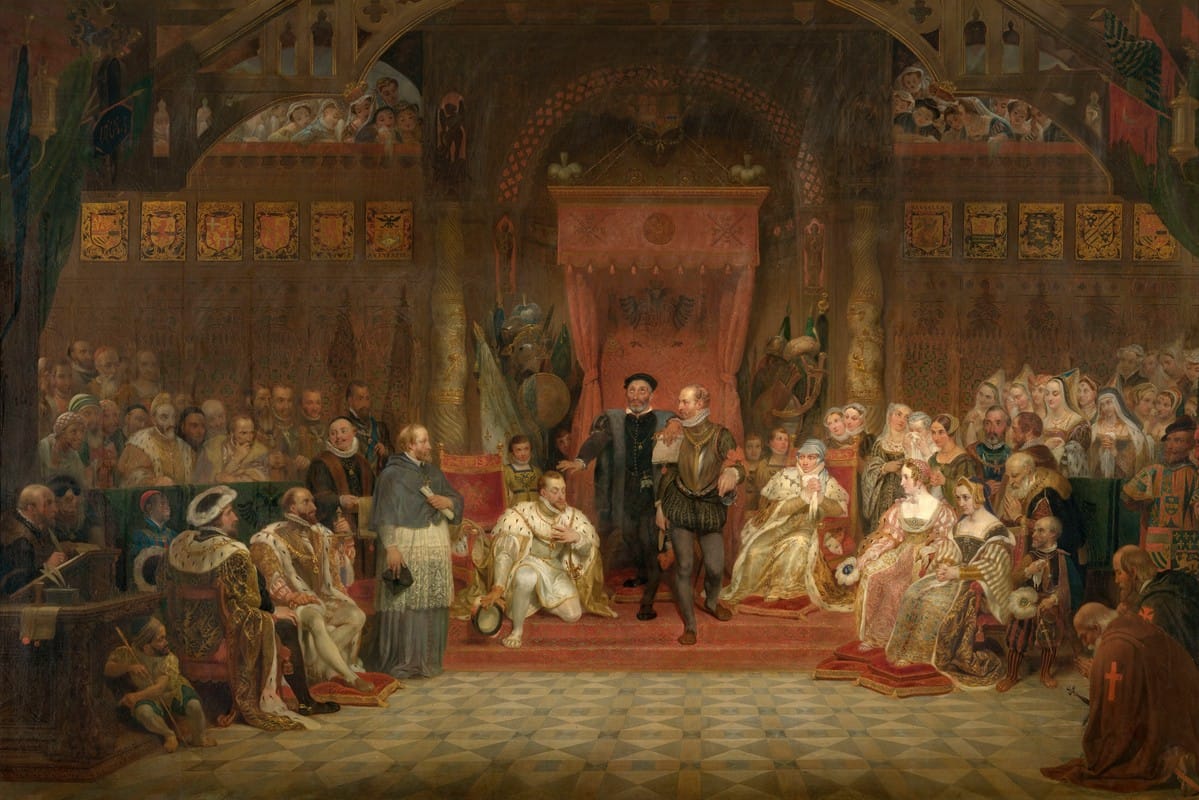 Philippe Jacques Van Brée - Abdiction of Charles V