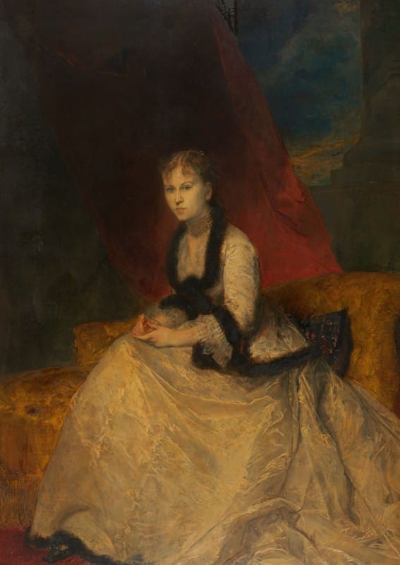 Gustave Ricard - Portrait de la marquise Landolfo-Carcano