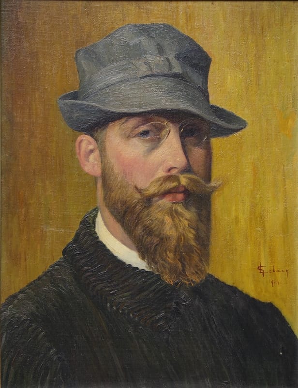 Georges Emile Lebacq - Self-portrait