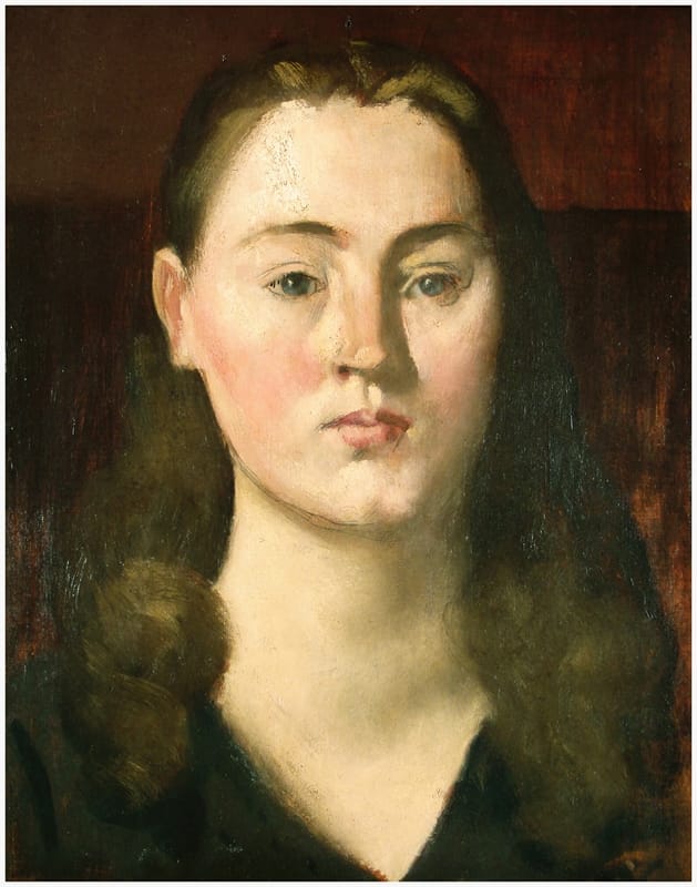 Pierre Puvis de Chavannes - Portrait of Baroness Lefèvre
