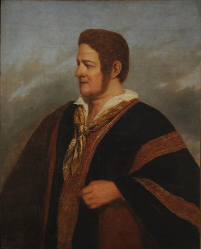 Raymond Auguste Quinsac Monvoisin - Retrato de Juan Manuel de Rosas