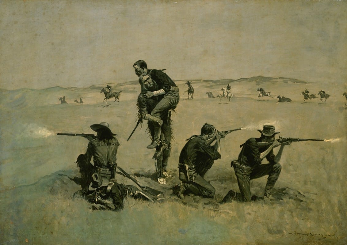 Frederic Remington - The Last Stand
