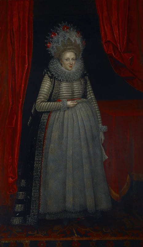 Paul van Somer I - Elizabeth Cary, Viscountess Falkland (1585-1639)