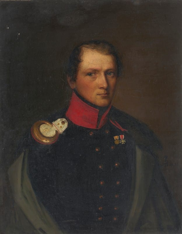 August Bootz - Peter Eugen von Kachthaler as a Captain in the Grenadier Regiment