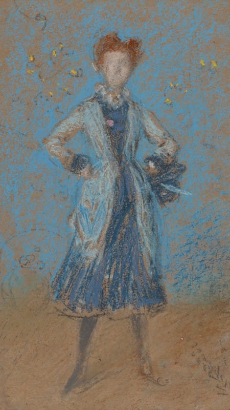 James Abbott McNeill Whistler - The Blue Girl